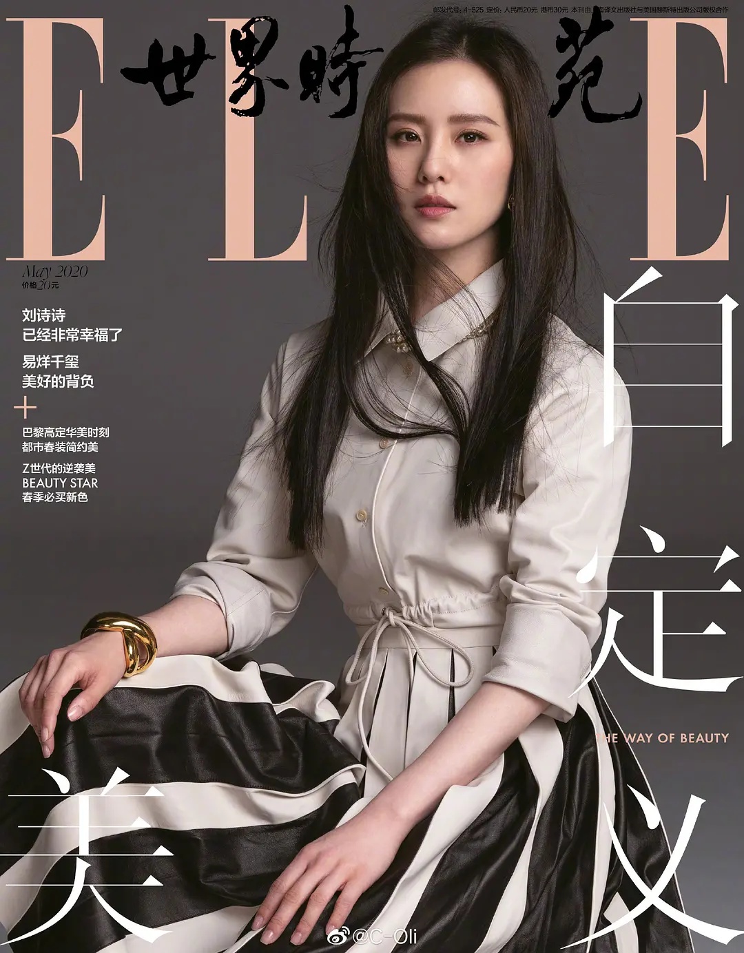 劉詩詩十二月時裝封面曝光，時尚與氣質(zhì)的完美融合，劉詩詩十二月時裝封面，時尚與氣質(zhì)的絕美融合
