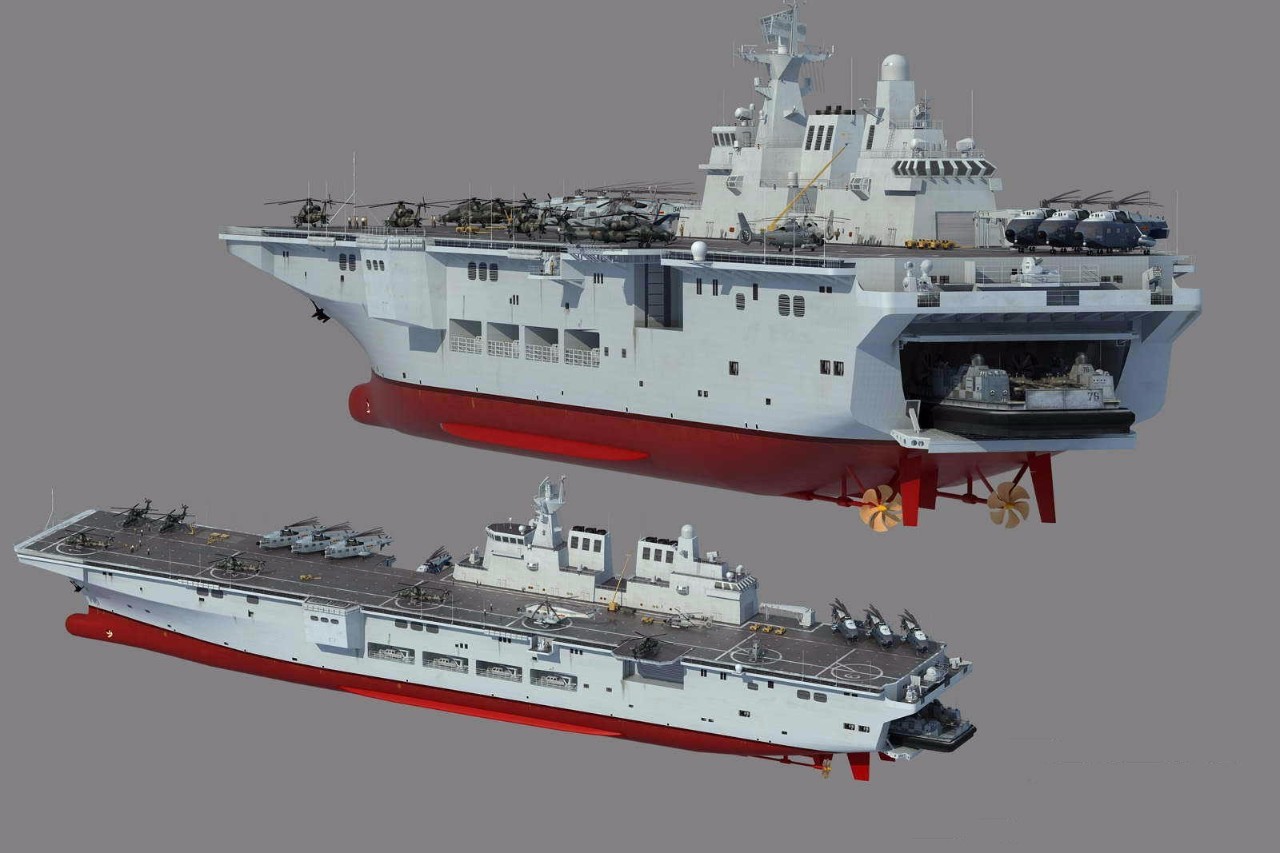 中國(guó)海軍新篇章，075型兩棲攻擊艦第五艦的崛起，中國(guó)海軍新篇章，075型兩棲攻擊艦第五艦嶄露頭角