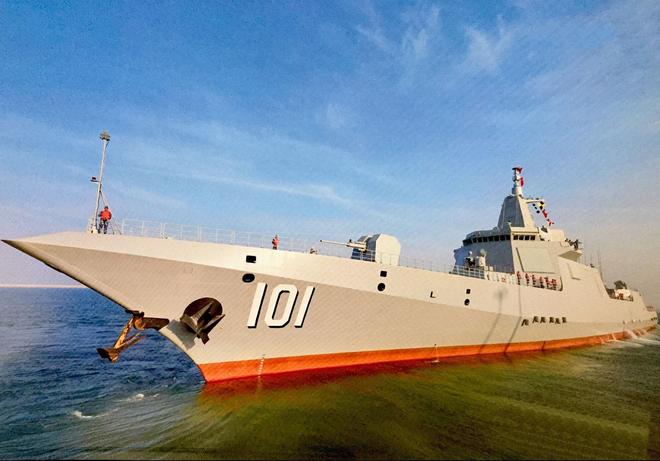 揭秘中國海軍新一代戰(zhàn)艦，055九號(hào)艦，揭秘中國海軍新一代戰(zhàn)艦，055九號(hào)艦亮相展露鋒芒