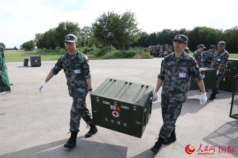 中德衛(wèi)勤實(shí)兵聯(lián)合演習(xí)