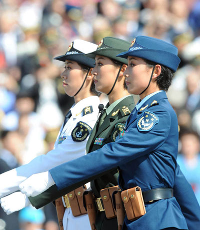 2009國慶閱兵女兵領隊，巾幗不讓須眉的榮耀時刻，巾幗榮耀，2009國慶閱兵女兵領隊的不凡時刻