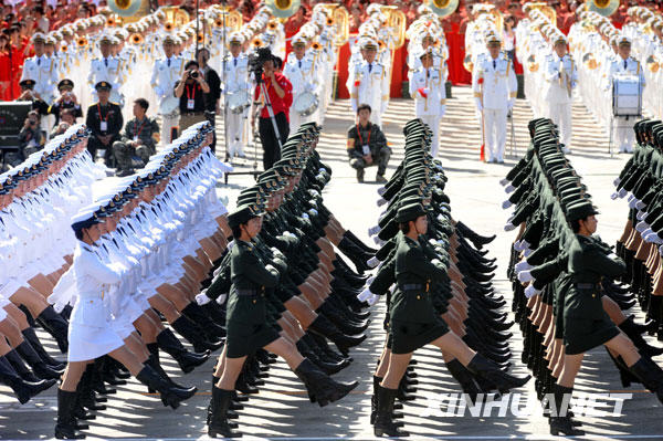 大閱兵中的民兵方隊(duì)，榮耀與力量，大閱兵民兵方隊(duì)，榮耀與力量的展現(xiàn)