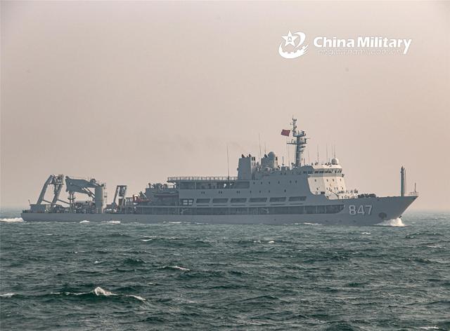 中國海軍艦艇055型參與中巴聯(lián)合軍演，展示實力與深化合作，中國海軍艦艇055型參與中巴聯(lián)合軍演，實力展示與深化合作