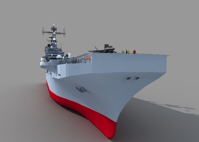 黃蜂級兩棲攻擊艦的3DMax建模探索，黃蜂級兩棲攻擊艦的3DMax建模詳解