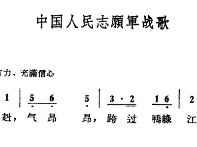 中國人民志愿軍戰(zhàn)歌，英勇無畏，戰(zhàn)歌完結(jié)，中國人民志愿軍戰(zhàn)歌，英勇無畏的終章
