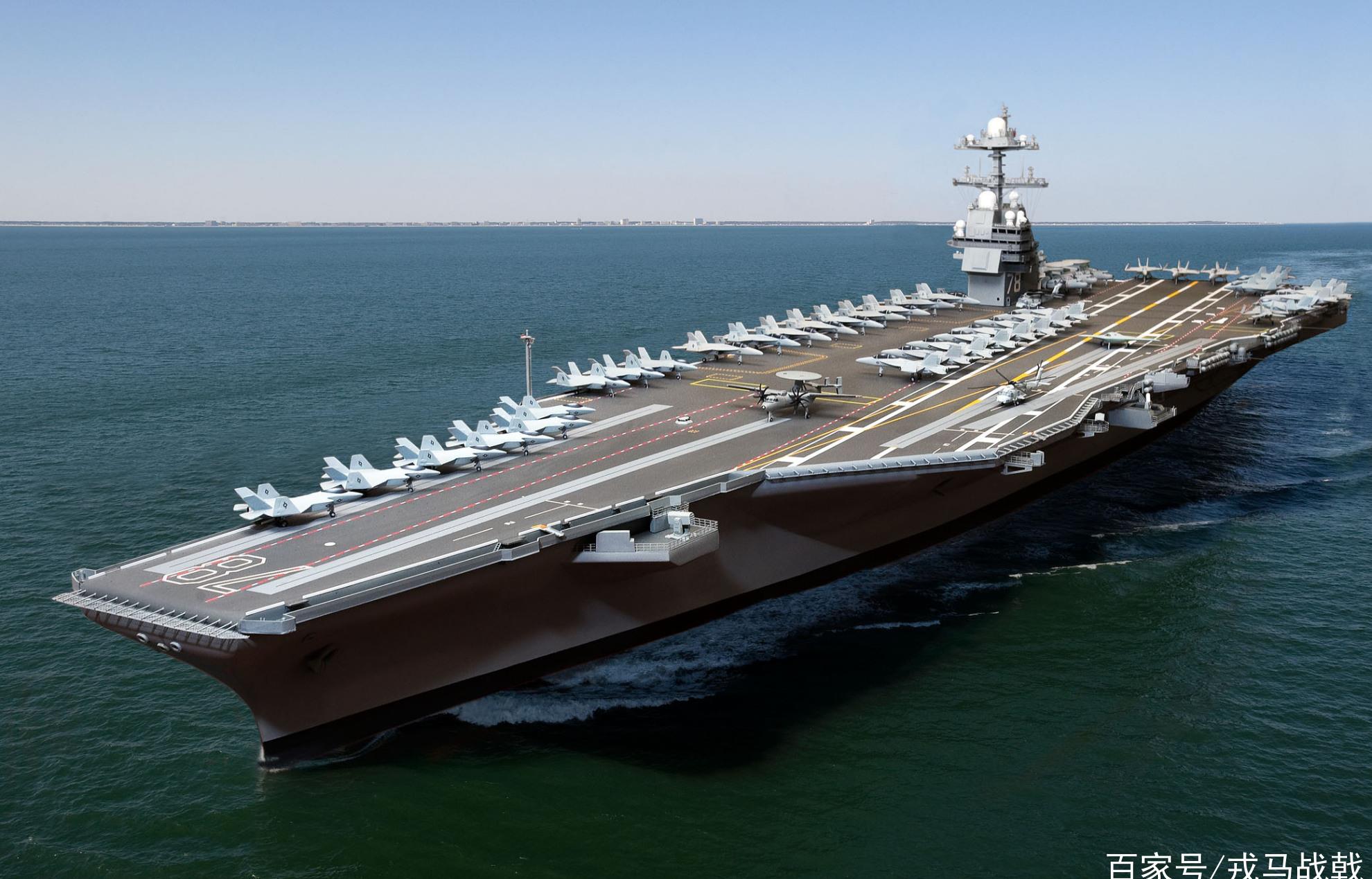 福特號航空母艦的龐大身軀與驚人噸位，福特號航空母艦，龐大身軀與驚人噸位的海上霸主