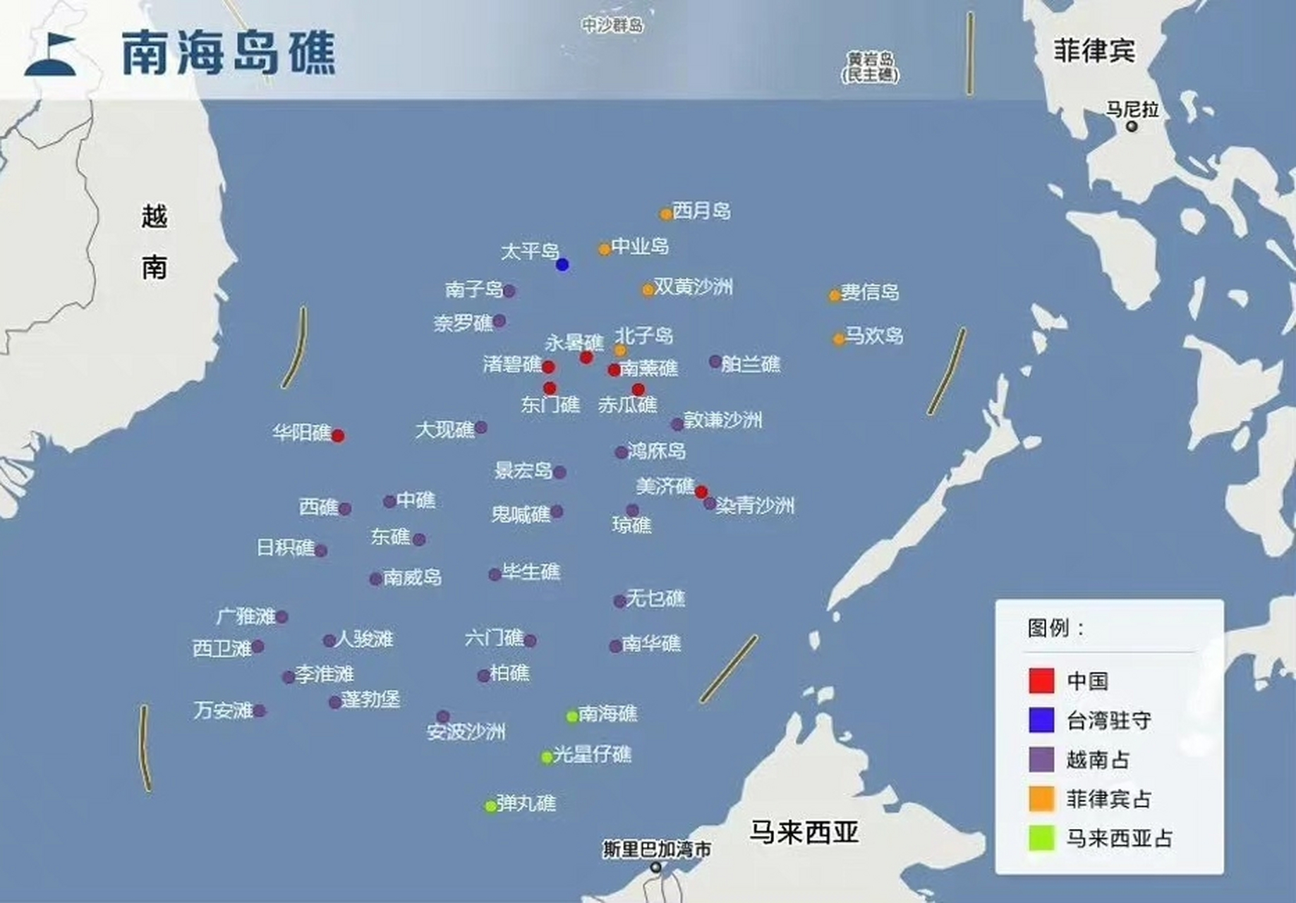 南海各國島嶼控制面積及其影響，南海各國島嶼控制面積及其影響分析