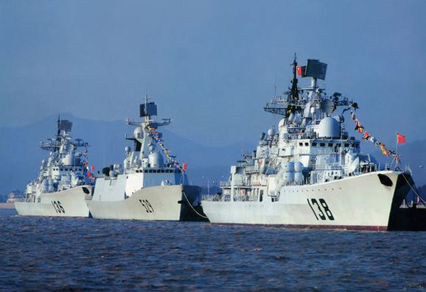 中國強大的海軍編隊，新時代的海洋強國戰(zhàn)略，中國海軍編隊壯大，推動新時代海洋強國戰(zhàn)略前行