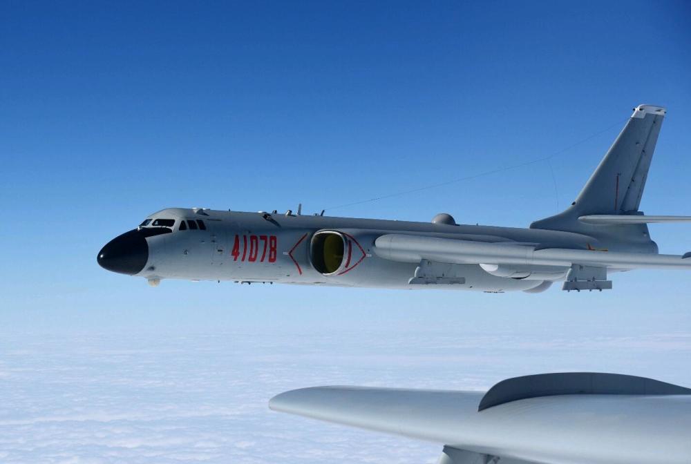 轟-6K，空中巨龍的震撼力量，空中巨龍震撼力量，轟-6K展翅高飛