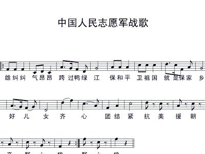 中國志愿軍戰(zhàn)歌