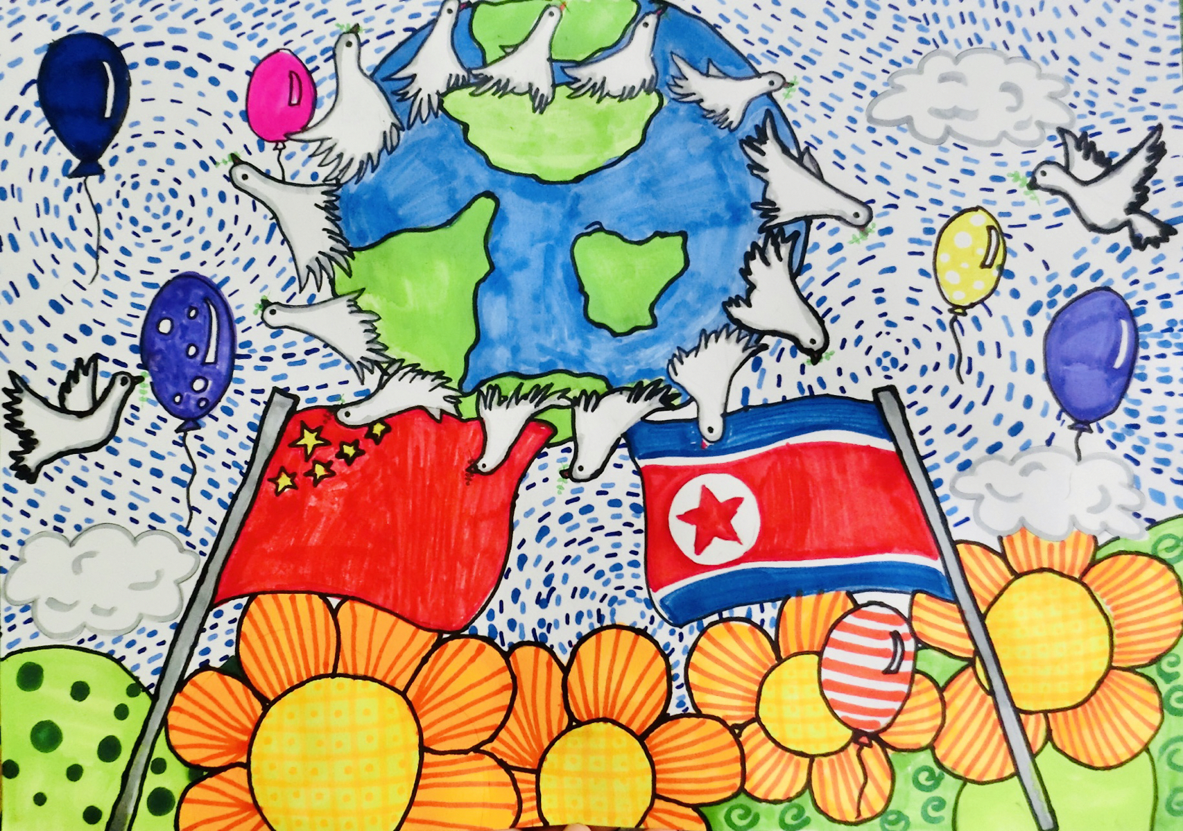 抗美援朝兒童繪畫，歷史與藝術(shù)的交融，抗美援朝兒童繪畫，歷史與藝術(shù)的絢麗交融之旅