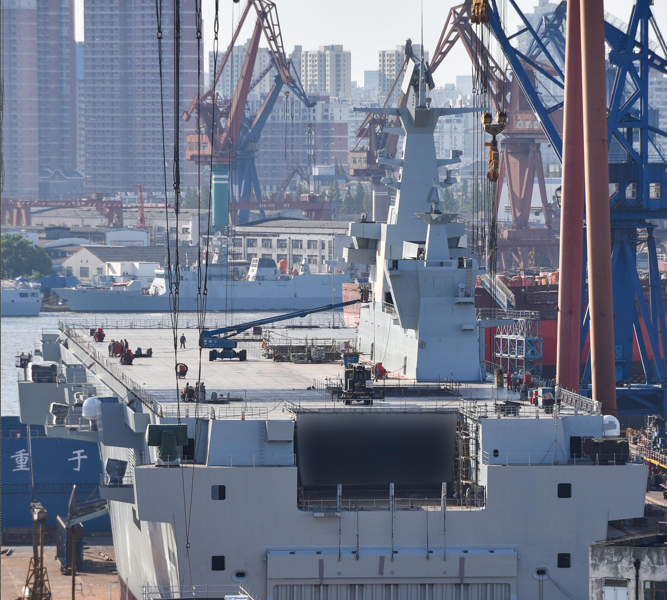 中國海軍新篇章，075型兩棲攻擊艦的最新狀況，中國海軍新篇章，075型兩棲攻擊艦最新動態(tài)