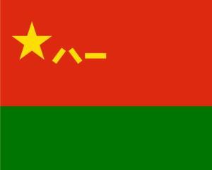 中國(guó)人民解放軍軍旗簡(jiǎn)筆畫，傳承與弘揚(yáng)英雄精神的藝術(shù)表達(dá)，中國(guó)人民解放軍軍旗簡(jiǎn)筆畫，藝術(shù)傳承英雄精神的表達(dá)