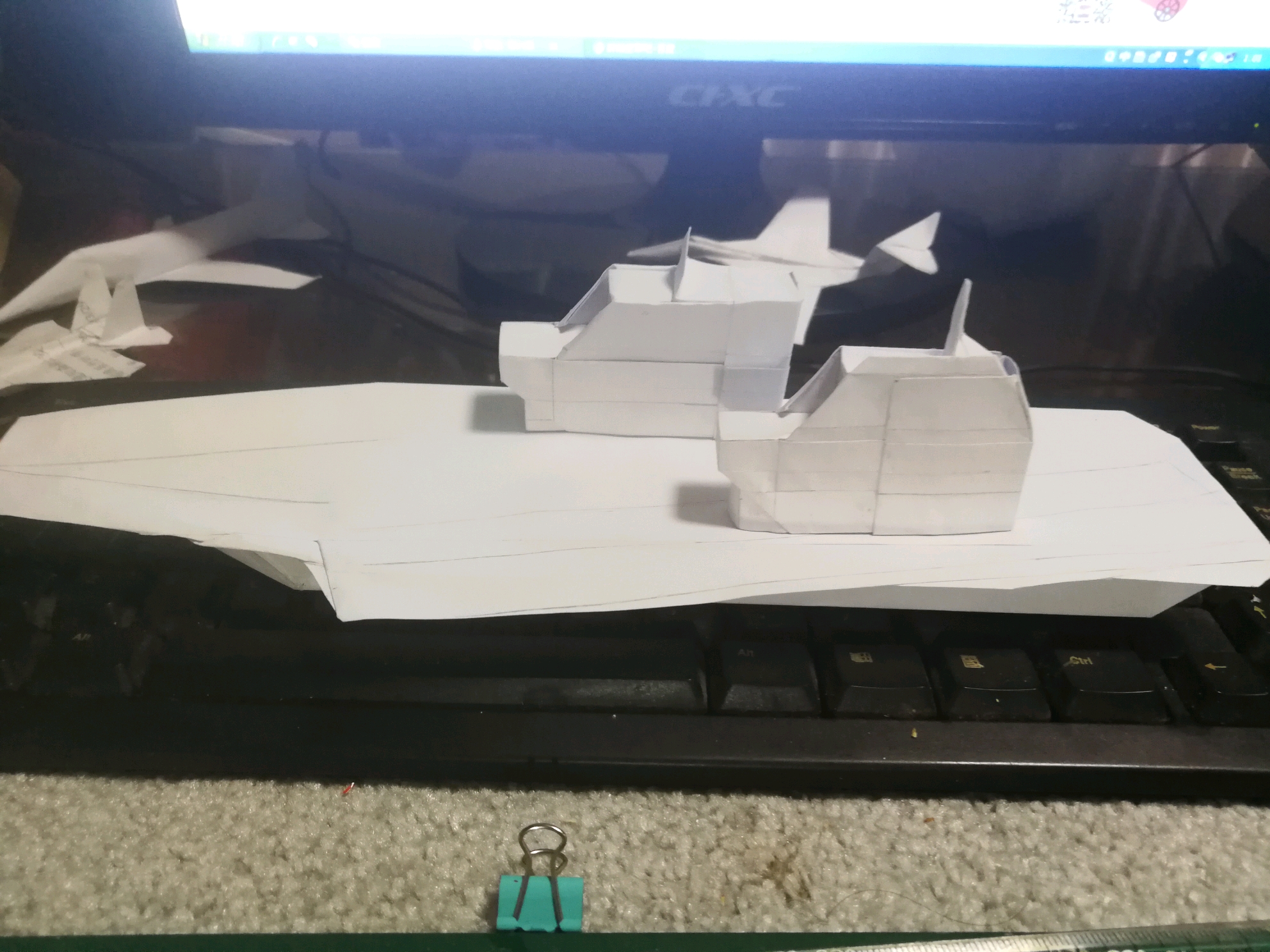 航天母艦折紙藝術(shù)，一步步探索折紙的魅力，航天母艦折紙藝術(shù)，探索折紙魅力的旅程