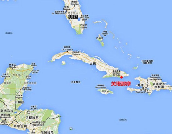 關(guān)塔那摩地圖，揭示歷史與地理的交織，關(guān)塔那摩地圖，歷史與地理的交織揭秘